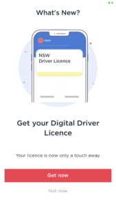 步驟2：打開Service NSW應用程式
