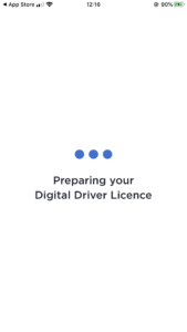步驟11：等待系統設定你的數碼駕駛執照