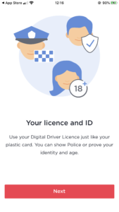 步驟12：看到"Your licence and ID"字句按"Next"