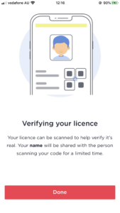 步驟14：看到"Verifying your licence"字句按"Done"